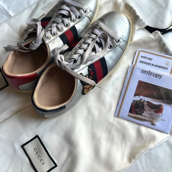 Limited Edition Gucci Ace “year of the Dog” sneakers EU 36 - Picture 1 of 14
